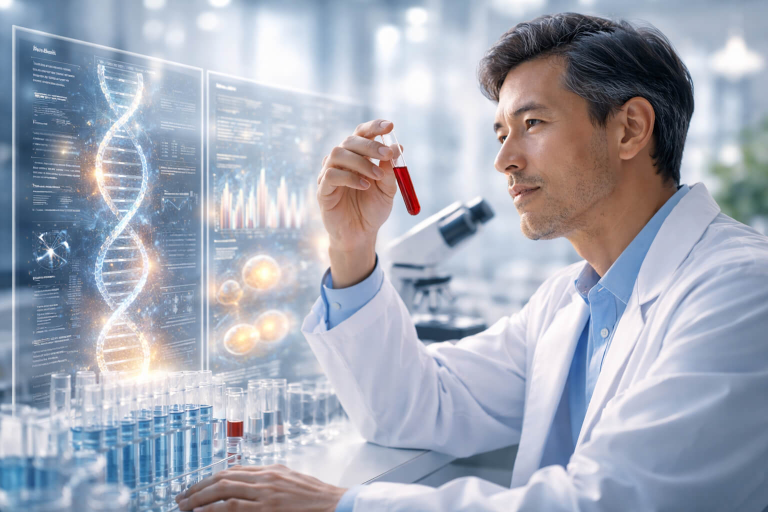 Illustration: diagnostics and laboratory insight