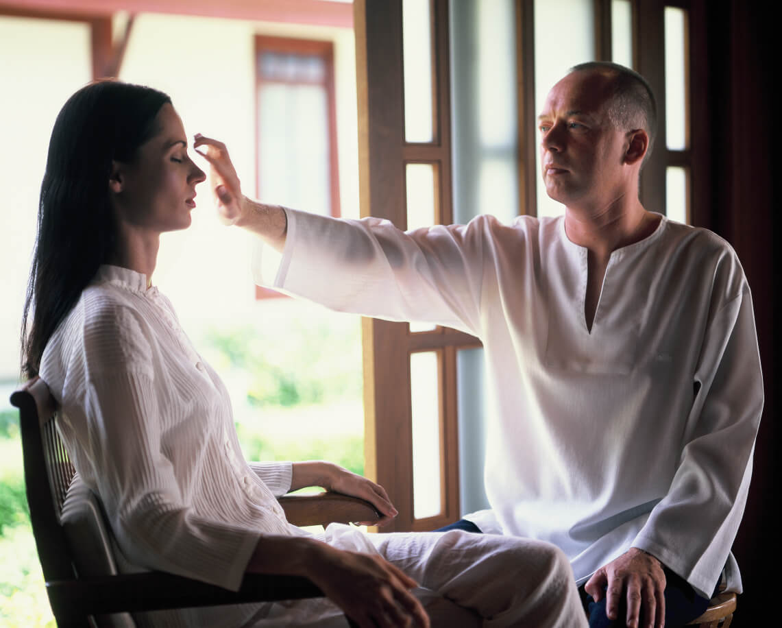 Luxury resort wellness experience